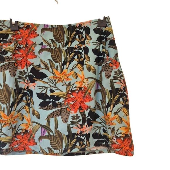 Foray Golf Women's Aqua & Multicolor Floral Hot Tropics Floral Poly/Spandex Skor - Picture 7 of 11